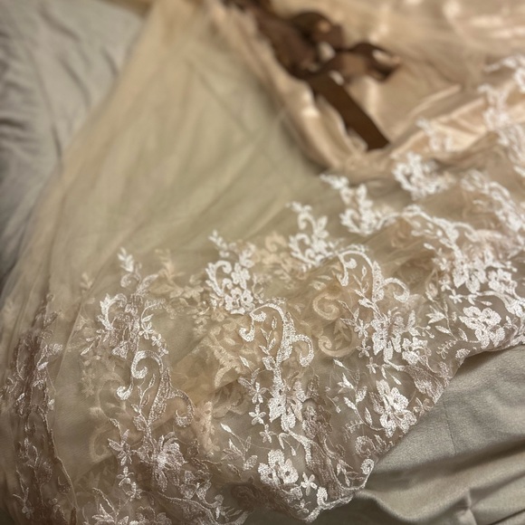 Cream Colored Wedding/ Bridesmaid/Prom Gown - Picture 16 of 16